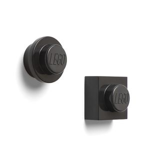 magnete 4,7 cm ABS/Metall schwarz 2 Stück
