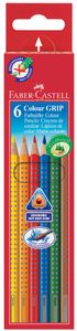 FABER-CASTELL Dreikant Buntstifte Colour GRIP 6er Etui