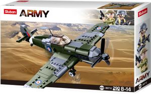 Sluban M38-B0712 - Konstruktionspielzeug - druhoválečný stíhací letoun britské armády