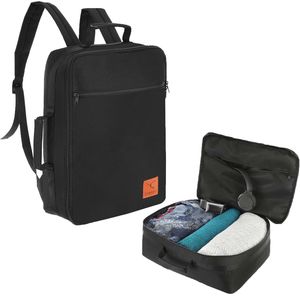 Granori Handgepäck Kofferrucksack Dreampack 40x30x10 cm – Aufklappbares Platzwunder mit optimaler Konstruktion zum Packen (optimal für Lufthansa)