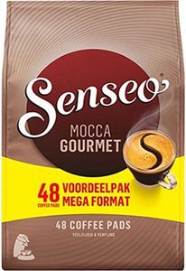 Senseo Kaffeepads Mocca Gourmet, Frisch & Intensiv, Kaffee für Kaffepadmaschinen, 480 Pads