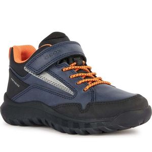 Geox Simbyos Boy Jungen Klettstiefel in Blau, Größe 35