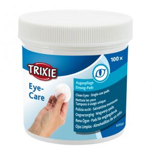 TRIXIE Care Packs - Für die Augenpartie - 100 Stück - Für Hunde, Katzen und andere Kleintiere