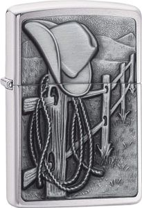Zapalovač Zippo Odpočívající kovboj 24879 Muž Kov Stříbro
