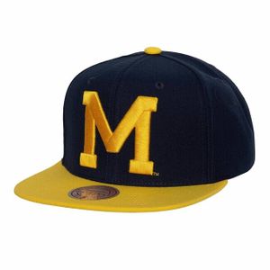 Kšiltovka Mitchell & Ness snapback University Of Michigan Team 2 Tone 2.0 Snapback navy - UNI
