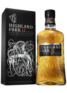 Highland Park 12 Jahre Viking Honour Single Malt Scotch Whisky in Geschenkpackung | 40 % | 0,7 l