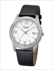 Regent Herren-Armbanduhr Analog Quarz Leder 11190167