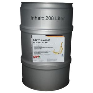 DBV-Hydrauliköl HLP ISO VG 46 208-Liter-Fass
