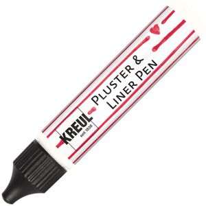 KREUL Pluster & Liner Pen 29 ml white Baumwolle