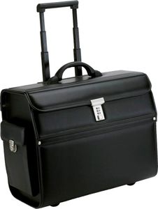 Alassio Pilotenkoffer MONDO Kunstleder schwarz 46,0 x 22,0 x 38,0 cm