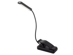 Verk 27415 LED-Leselampe mit Clip, 2 W, schwarz