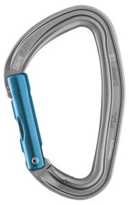 karabína PETZL Djinn Straight Gray