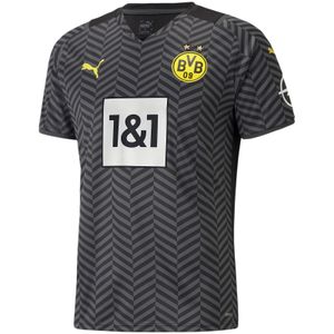 PUMA BVB Borussia Dortmund Auswärtstrikot Replica 2021/22 asphalt/puma black 5XL