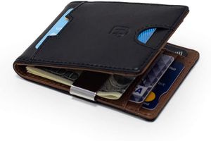 JAMES HAWK - Chytrá peněženka | Peněženka pánská s klipem na peníze | Peněženka malá | Portmonka pro muže | Kartonetka | Slim peněženka | Portemonnaie | Geldtasche | Brieftasche | Geldclip
