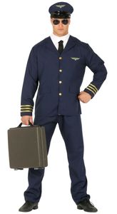 Pilot Kostüm für Herren, Größe:L