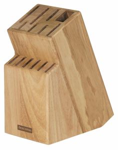 Tescoma Messerblock 13 Messer Unbestückt Schere Wetzstahl Holz Messerhalter Wood