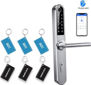 BOT Smart Griff TTLock H1 silber ohne Zylinder