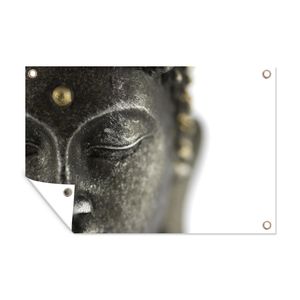 Gartenposter - Buddhas Gesicht - 90x60 cm