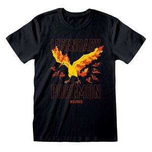 Pokemon T-Shirt Legendary Moltres Größe XL