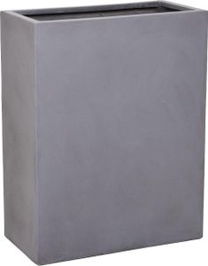 VIVANNO Raumteiler Fiberglas ELEMENTO Kasten, Grau Beton-Design - 59x30x75 cm