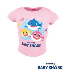 Baby Shark - Babyhai - T-Shirt - rosa - Größe 104