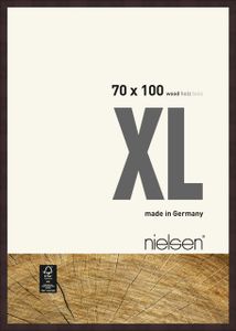 Nielsen Holz Bilderrahmen XL, 70x100 cm, Wengé