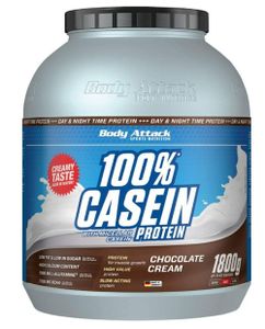 Body Attack 100% Casein Protein 1800g Chocolate Cream