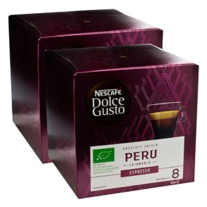 Nescafé Dolce Gusto Absolute Origin Peru Espresso, kávové kapsle, kávové kapsle, pražená káva, bio, 24 kapslí