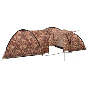 Prolenta Premium  Camping-Igluzelt 650x240x190 cm 8 Personen Camouflage