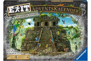 Ravensburger 18956 - EXIT Adventskalender - Der verborgene Mayatempel - 24 Rätsel für EXIT-Begeisterte ab 10 Jahren