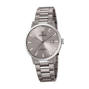 Pánské hodinky Festina Titanium F20435/2 s analogovým řemínkem Silver Classic D2UF20435/2