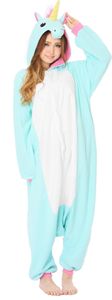 Einhorn Kigurumi türkis Größe: M-L Einhorn Kigurumi türkis Größe: M-L
