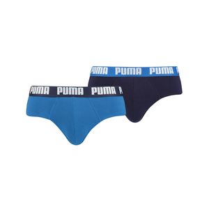 Slipy Puma BASIC BRIEF (2 ks) Farba: modrá Veľkosť: M