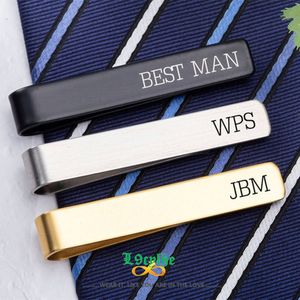 Personalisierte Krawattenklammer aus Edelstahl für Herren, Anzug, Name, Logo, Krawattenklammer, Krawattenschnalle, Business-Accessoires, Geschenk für Papa