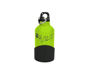 H2O2GO Wasserflasche für Hund & Mensch 350ml grün