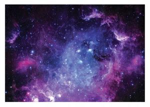 Vlies Fototapete Kinderzimmer Galaxy Weltraum Kosmos (368x254cm - 4 Bahnen) Galaxie Sterne Universum Weltall Jungen Wandtapete Tapete Latexdruck UV-Beständig Geruchsfrei Hohe Auflösung Montagefertig