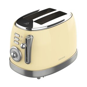 Cecotec Vertikale Toaster Toast&Taste 800 Vintage Light Yellow