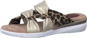 Jana shoes Da.-Pantolette 8-8-27109-24/357 PEPPER/LT GOLD FS 2020, Spocc:37