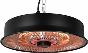 Decken-Heizstrahler Eurom Partytent 1500 RC 1500 Watt schwarz