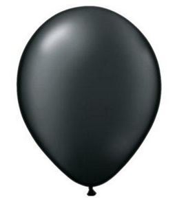 50 Luftballons Pastell schwarz 26cm Nr.199