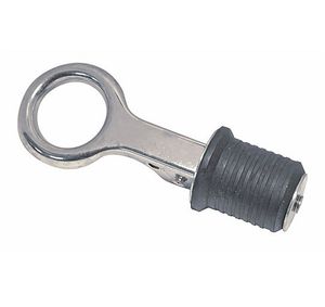 Lenzstopfen mit Kipphebel, 50mm, Edelstahl A2 / Gummi