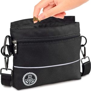HUND IST KÖNIG® Leckerlietasche für Hunde mit Einhand-Magnet-Verschluss für Gassi & Hundetraining, Größe L [20 x 17 x 3,5 cm (BxHxT)]