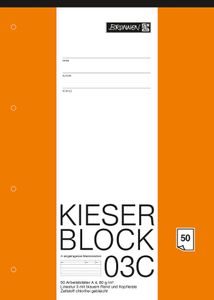 Brunnen Kieserbl.a4 L03 80Gr 50Bl 50Bl