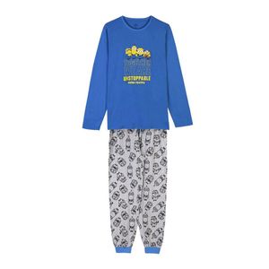 Schlafanzug Minions Herren Blau (Erwachsene) - S