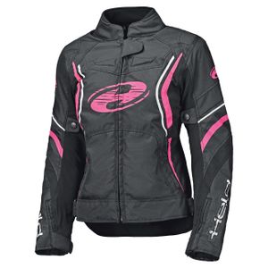 Held Baxley Top Damen Motorrad Textiljacke (Black/Pink,XXL)