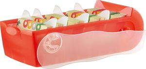 Croco Lernkartei A7 rot transluzent