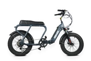 Bliss - antracitovo šedá - 250W/12Ah - Retro skladací elektrický bicykel na mieru