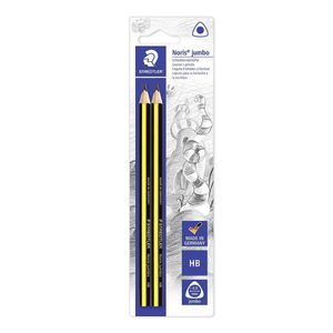 STAEDTLER Bleistift NC jumbo 2 ST Blisterkarte HB Dreikant