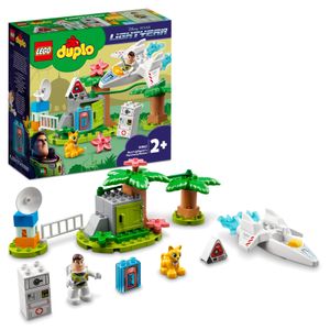 LEGO 10962 DUPLO Disney and Pixar Buzz Lightyears Planetenmission Weltraum-Spielzeug mit Raumschiff und Roboter für Kleinkinder ab 2 Jahre