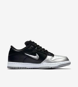 Supreme x Nike SB Dunk Low OG "Jewel Swoosh Silver", CK3480-001, Velikost: 40,5